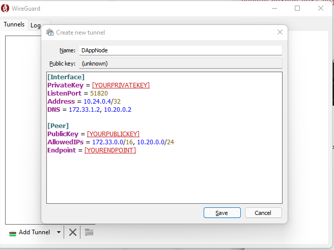 Import file in Windows